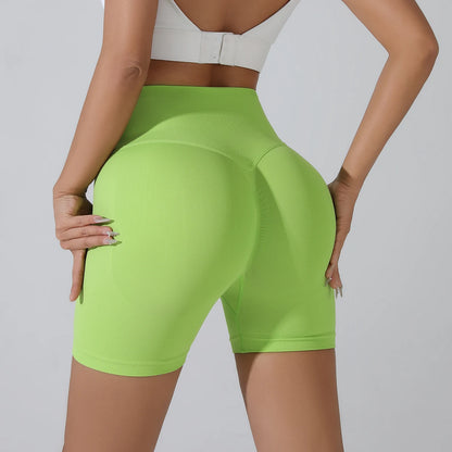 Women's High-Waist Breathable Yoga Shorts for Summer Running Short Tights Leggings Cycling Workout Gym Shorts Sports Shorts - Smarsty