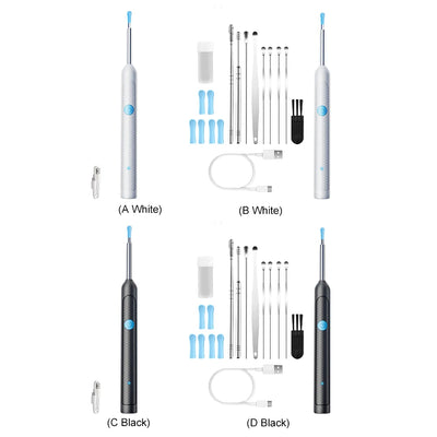 Smart Visual Wax Removal Tool with Camera Otoscope Ear Cleaner Rechargeable Endoscope Earpick Health Care Set