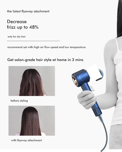 Professional 1600W Negative Ion Hair Dryer for Home Travel - Smarsty