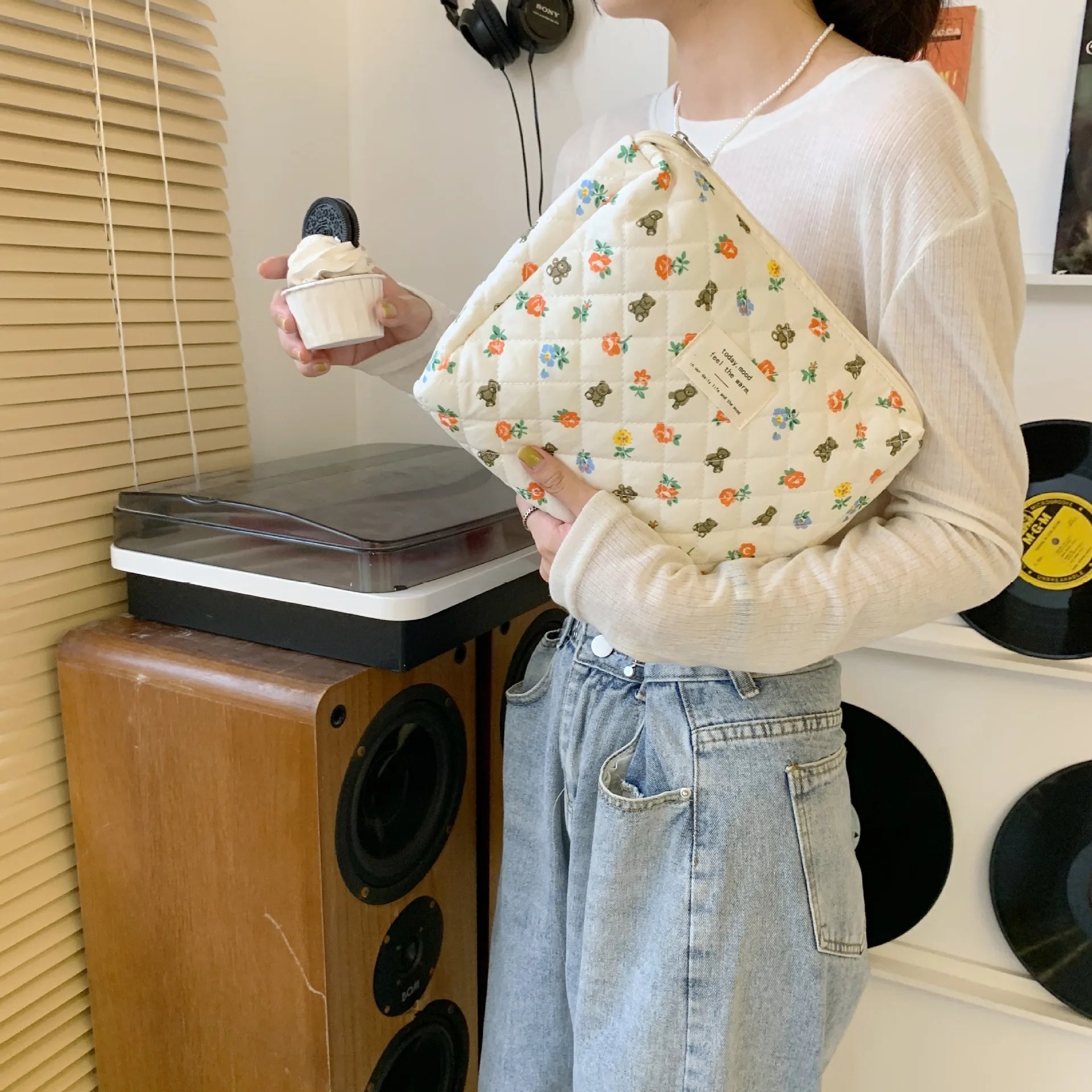 Large Capacity Women's Cosmetic Bags Cases Casual Ladies Small Storage Bag with Zipper Female Travel Clutch Bag Small Handbags - Smarsty