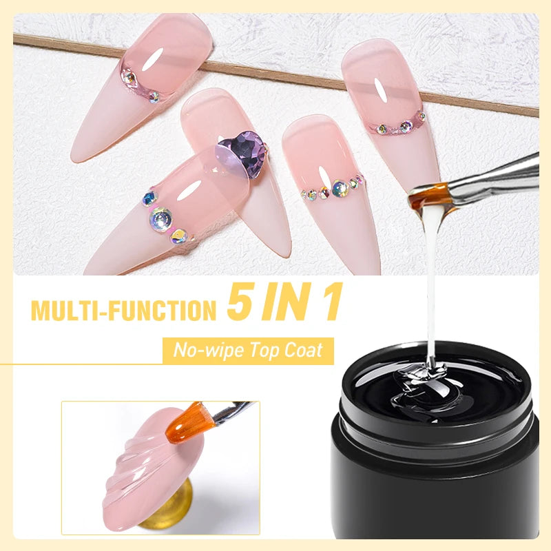 MTSSII 5 IN 1 No Wipe Top Coat Gel - Smarsty