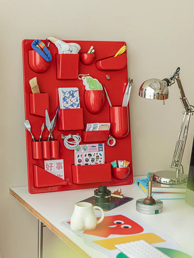 Wall-mounted Storage Rack with Hooks for Office, Kitchen and Workshop Children's Room Organizer with Adjustable Shelves by Smarsty