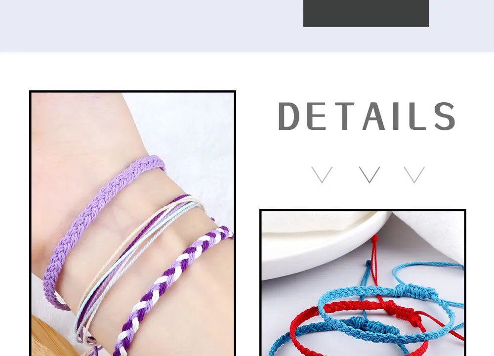 Classic Handmade Braided Adjustable Bracelets for All - Smarsty