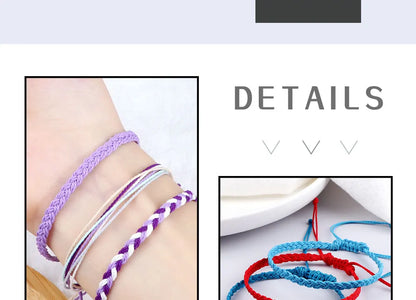 Classic Handmade Braided Adjustable Bracelets for All - Smarsty