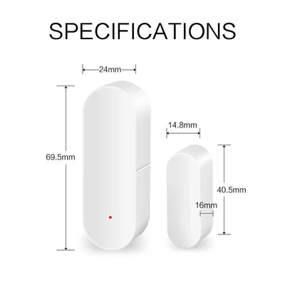 Zigbee Smart Door Window Sensor With EWeLink Control - Smarsty