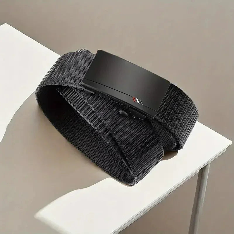 Men's Quick Release Canvas Belt Durable Outdoor Sports - Smarsty