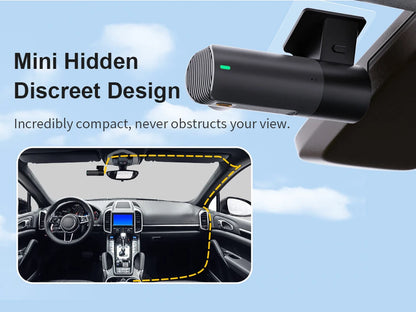 2K Car Dash Cam With Night Vision And Wireless WiFi - Smarsty