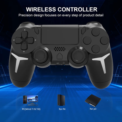 GAMINJA Wireless Gamepad Bluetooth Controller for PS4 PC - Smarsty