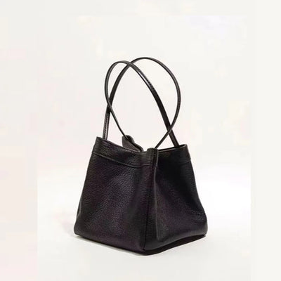 Bucket Bag For Women Silvery Pu Lunch Box Versatile Chic - Smarsty
