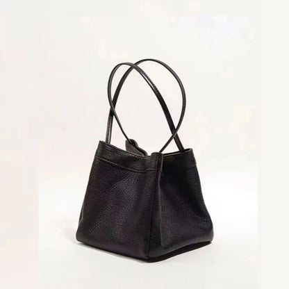 Bucket Bag For Women Silvery Pu Lunch Box Versatile Chic - Smarsty