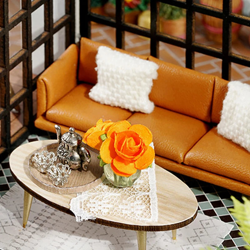 Doll House Handmade 3D Puzzle Making Building Model Kit Production And Assembly Room Toys Wooden Crafts DollHouse Birthday Gifts by Smarsty