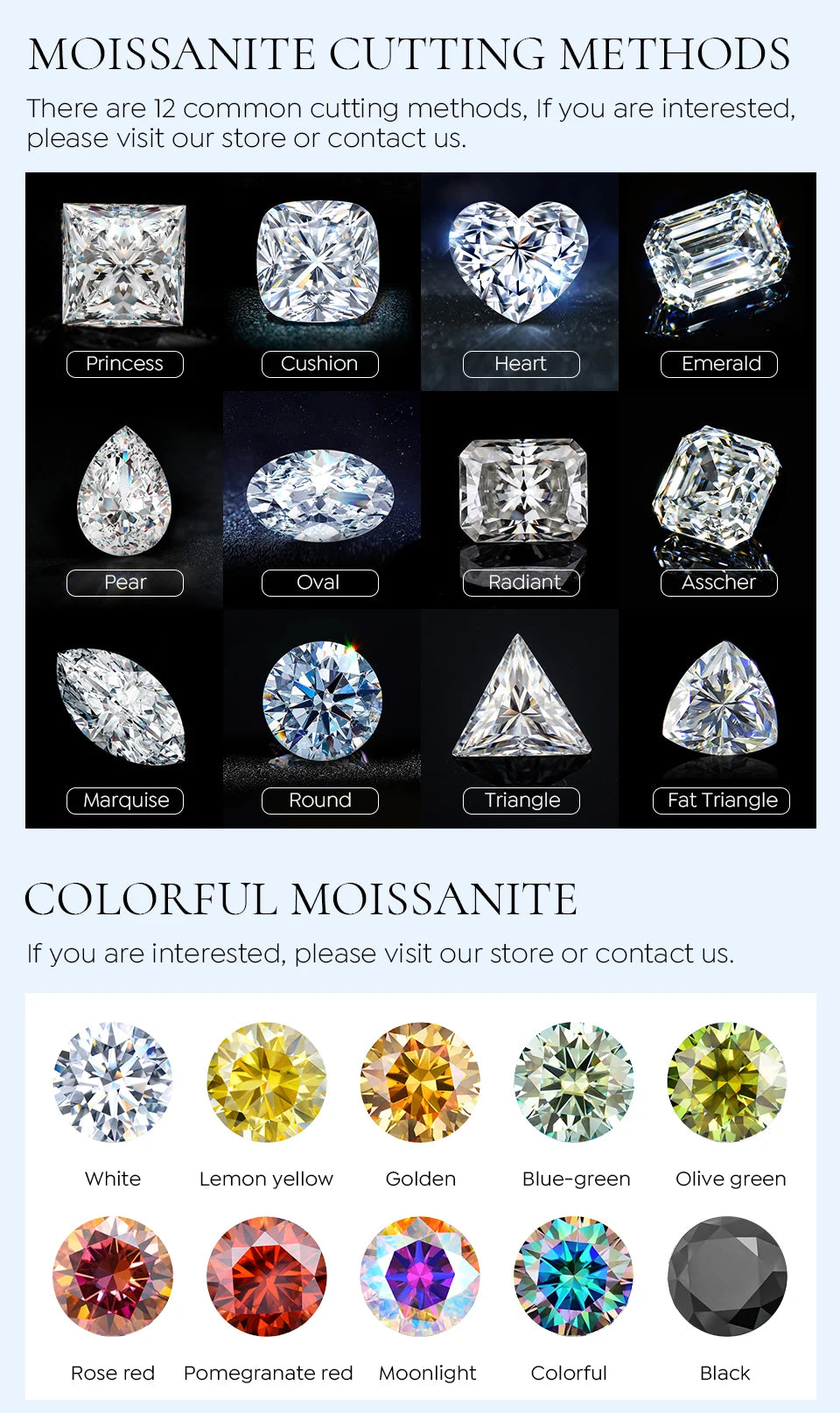 Certified D Color Moissanite Stud Earrings Gold Plated - Smarsty