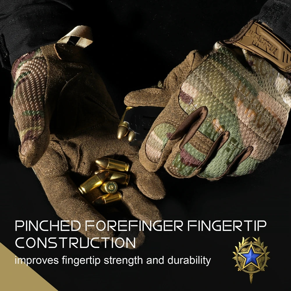 Touchscreen Tactical Gloves Shockproof Non Slip Full Finger - Smarsty