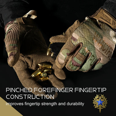 Touchscreen Tactical Gloves Shockproof Non Slip Full Finger - Smarsty