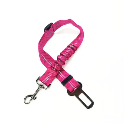 Adjustable Dog Car Seat Belt Harness with Reflective Cushioning - Smarsty
