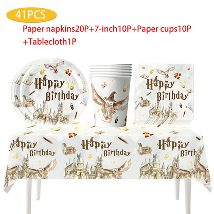 Magic School Birthday Party Decoration Set for Kids - Smarsty