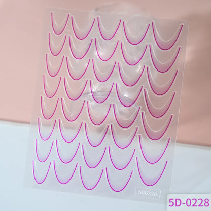 Self-Adhesive French Lines Nail Stickers for Easy Manicure - Smarsty