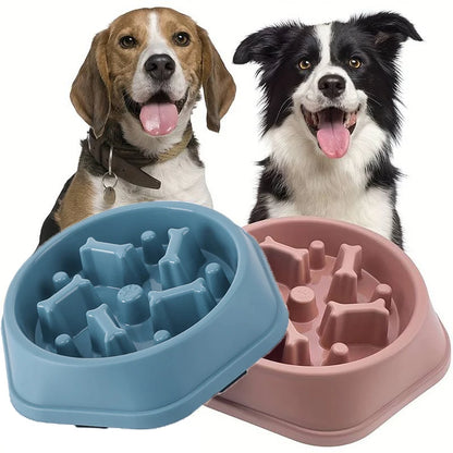 Slow Feeder Dog Bowl for Healthy Eating - Smarsty