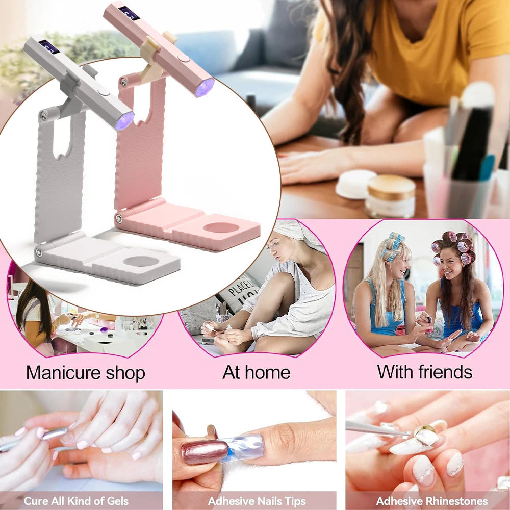 Portable UV LED Nail Dryer Lamp for Quick Curing - Smarsty