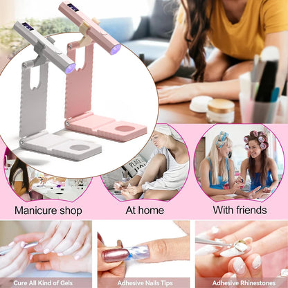 Portable UV LED Nail Dryer Lamp for Quick Curing - Smarsty
