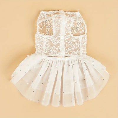 Summer Mesh Dog Wedding Suit for Cats and Dogs - Smarsty