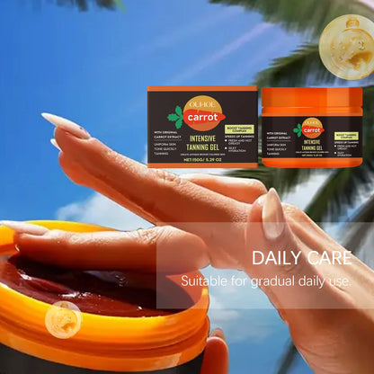 Hydrating Carrot Tanning Gel for Natural Sunless Tan - Smarsty