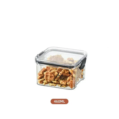 460-1800ml Sets Kitchen Stackable Sealed Jar Plastic Food Storage Box Multigrain Tank Bottle Dried Fruit Tea Storage Containers by Smarsty