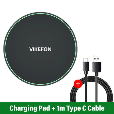 300W Wireless Charger For iPhone 16 15 14 13 Pro Max Induction Fast Charging Pad Dock Station For Samsung S23 S22 Xiaomi Huawei - Smarsty