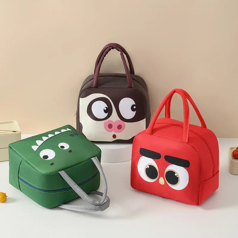 Cartoon Animals Kids Insulated Lunch Bag with Free Shipping - Smarsty