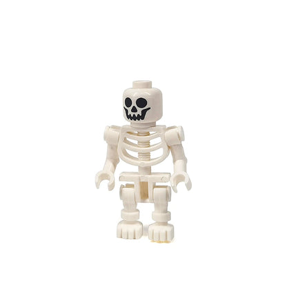 MOC Halloween Skeleton Army Mini Doll Building Blocks DIY Assembled Building Blocks Character Doll Skeleton Horse Ornaments Toy