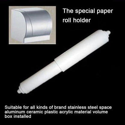 Durable Plastic Toilet Roll Holder Spindle Easy Install - Smarsty