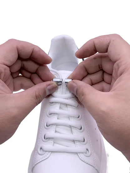 1Pair Elastic Lazy Shoelaces No Tie Shoe Laces Sneakers Flats Shoelaces for Kids Adult Quick Shoelace Fit All Shoes Freeshipping
