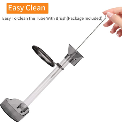 Acrylic Aquarium Feeder Tube for Small Fish - Smarsty