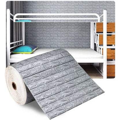 3D Foam Brick Wall Panels Self Adhesive Waterproof Decor - Smarsty