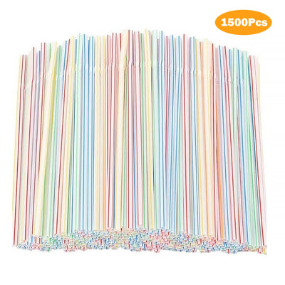 Colorful Flexible Plastic Drinking Straws for Parties - Smarsty