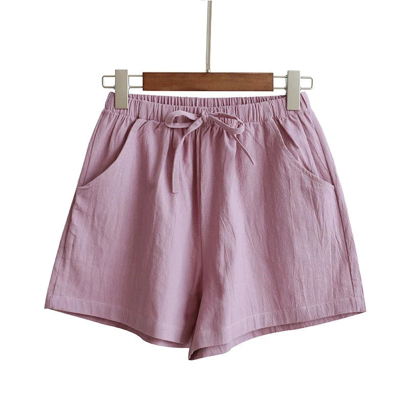Summer Shorts For Women Casual High Waist Teens Girl Trouser All-match Breathable Running Beach Short Sweatpants Clothing - Smarsty