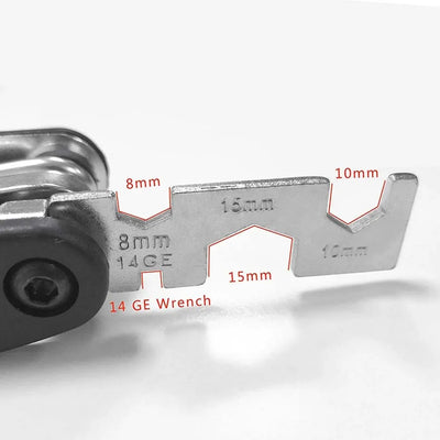 16 in 1 Portable Bicycle Repair Tools Kit Hex Wrench Nut Tire Screwdriver Motorcycle Bicycle Repair Tools - Smarsty