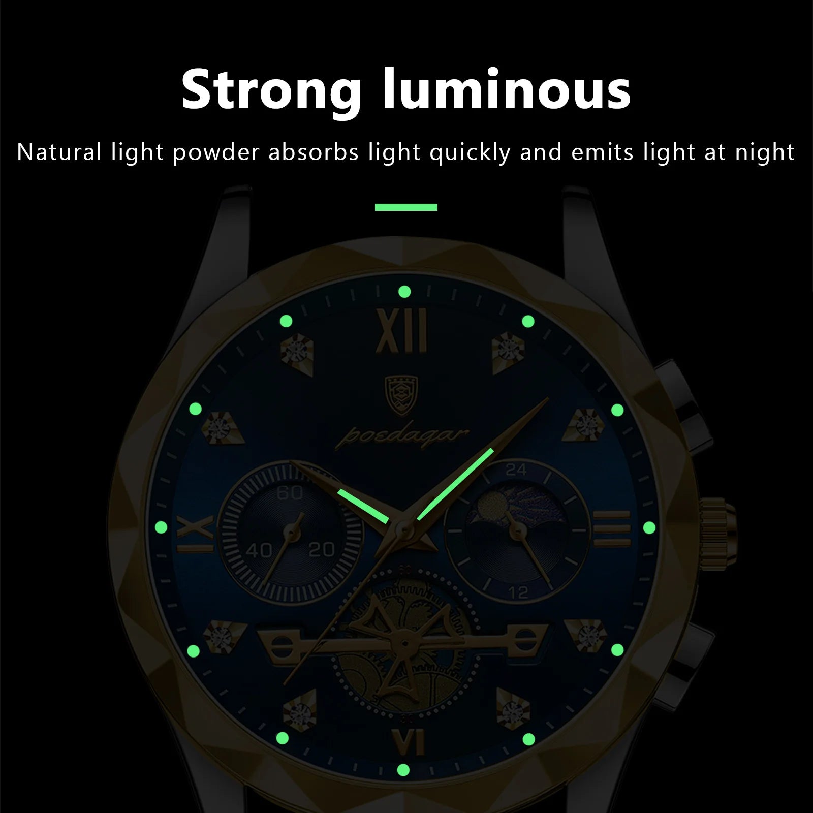 Luxury Waterproof Chronograph Watch for Men - Smarsty