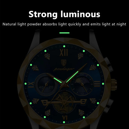 Luxury Waterproof Chronograph Watch for Men - Smarsty