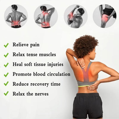 Handheld Wooden Massage Roller for Sore Muscles - Smarsty