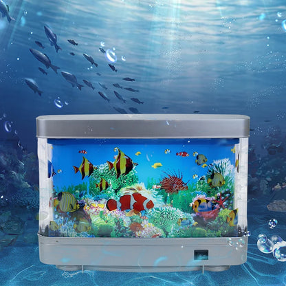 Tropical Fish Tank Lamp with Motion Effect Night Light - Smarsty