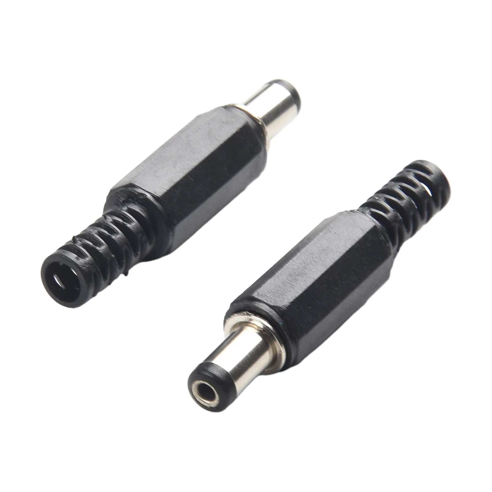 5 Pair DC 12V Male Female Socket Panel Mount Barrels Jack Plug Power Connector Female Jack Screw Nut Panel Mount Connector
