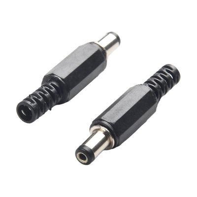 5 Pair DC 12V Male Female Socket Panel Mount Barrels Jack Plug Power Connector Female Jack Screw Nut Panel Mount Connector