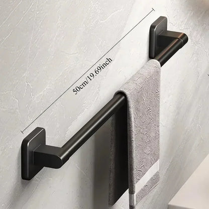 Wall Mounted Towel Rack No Drilling for Easy Storage - Smarsty