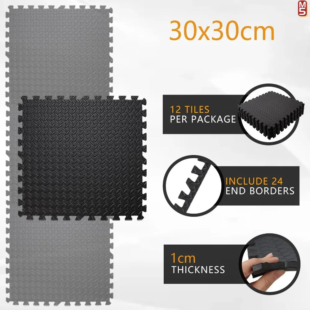 EVA Foam Puzzle Exercise Mat for Home Gym - Smarsty