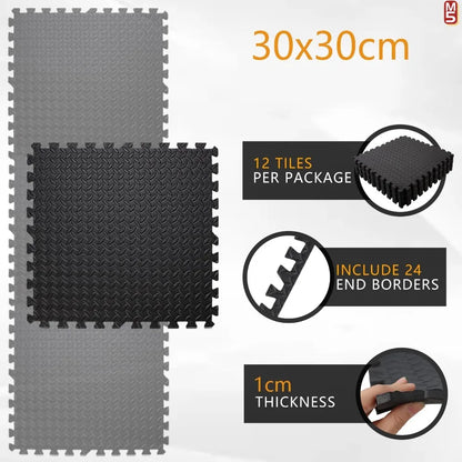 EVA Foam Puzzle Exercise Mat for Home Gym - Smarsty