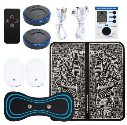 Electric Foot Massager Pad for Muscle Relaxation - Smarsty
