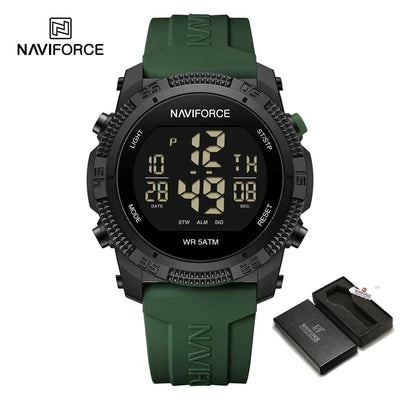 NAVIFORCE NF7104 Men's Waterproof Digital Watch with Alarm - Smarsty