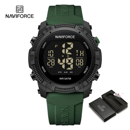 NAVIFORCE NF7104 Men's Waterproof Digital Watch with Alarm - Smarsty
