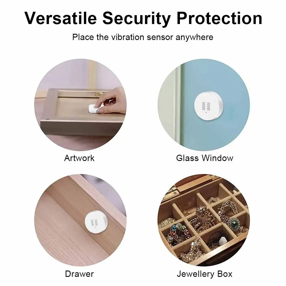 Zigbee Vibration Sensor with Real-Time Motion Alerts - Smarsty